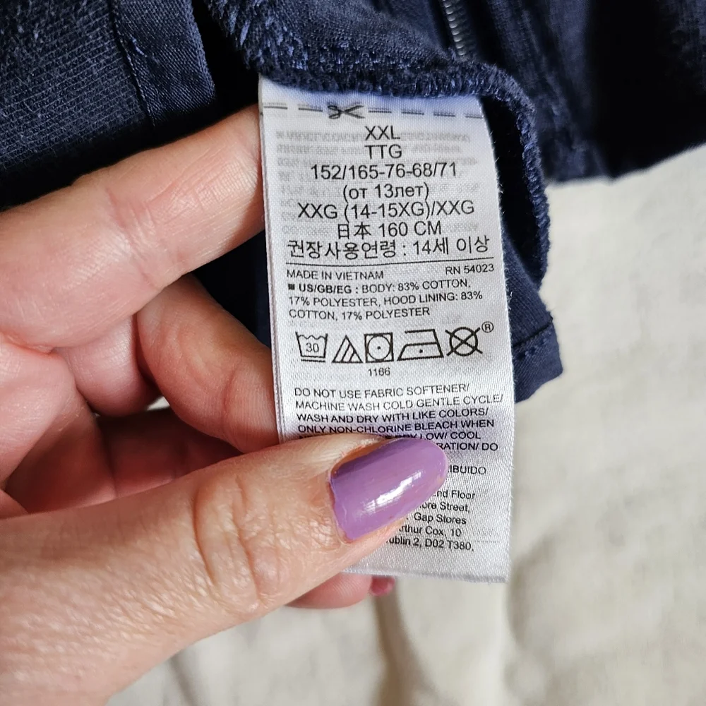 GAP Kids Navy Blue Hoodie